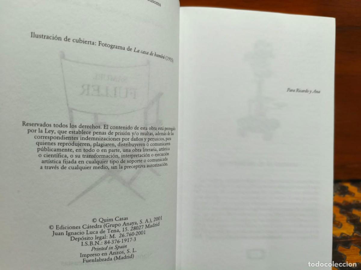 Libros de segunda mano: Samuel Fuller &mdash; Quim Casas - Foto 3
