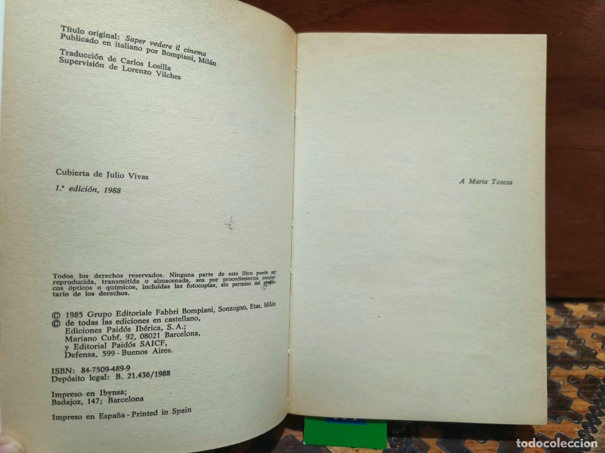 Libros de segunda mano: Saber ver el cine &mdash; Antonio Costa - Foto 3