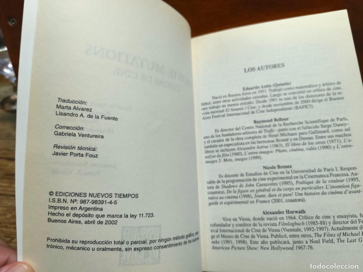 Libros de segunda mano: Movie Mutations. Cartas de cine &mdash; AA.VV. - Foto 3