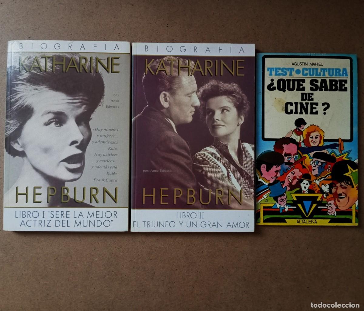 Libros de segunda mano: Lote: Biografia de Katharine Hepburn (2 tomos) / &iquest;Qu&eacute; sabe de cine?