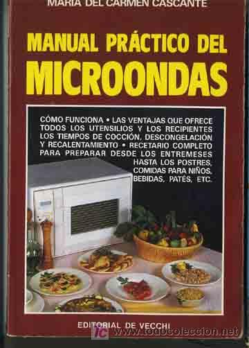 Libros de segunda mano: COCINA = = MANUAL PR&Aacute;CTICO DEL MICROONDAS = = CON RECETARIO - Foto 1