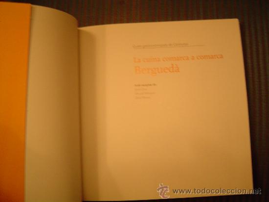 Libros de segunda mano: La cuina comarca a comarca-Bergad&aacute; - Foto 2