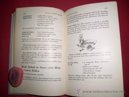 Libros de segunda mano: WRIGHT, Carol - Flat cook book - Foto 2