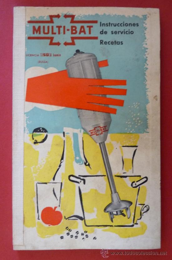 Libros de segunda mano: Multi-Bat. Instrucciones de Servicio y Recetas - Foto 1