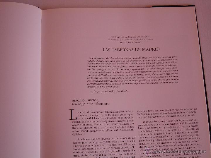 Libros de segunda mano: TABERNAS DE MADRID. LUIS AGROMAYOR. - Foto 2