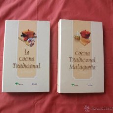 Libros de segunda mano: LA COCINA TRADICIONAL MALAGUEÑA - DIARIO SUR - DOS TOMOS - MÁLAGA. Lote 52499179