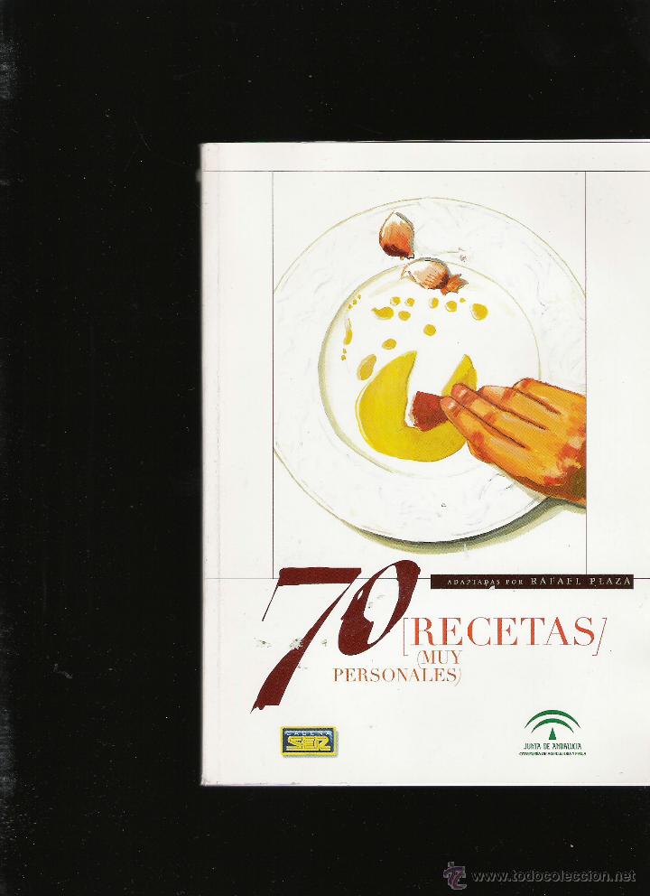 Gebrauchte B&uuml;cher: 70 RECETAS MUY PERSONALES -  ADAPTADAS POR RAFAEL PLAZA