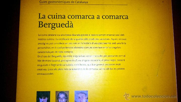 Libros de segunda mano: La cuina comarca a comarca - Bergued&agrave; - ( Catal&agrave;) - Foto 5