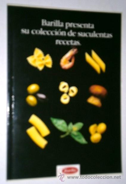 Libros de segunda mano: Colecci&oacute;n de suculentas recetas de pasta y salsas por Barilla