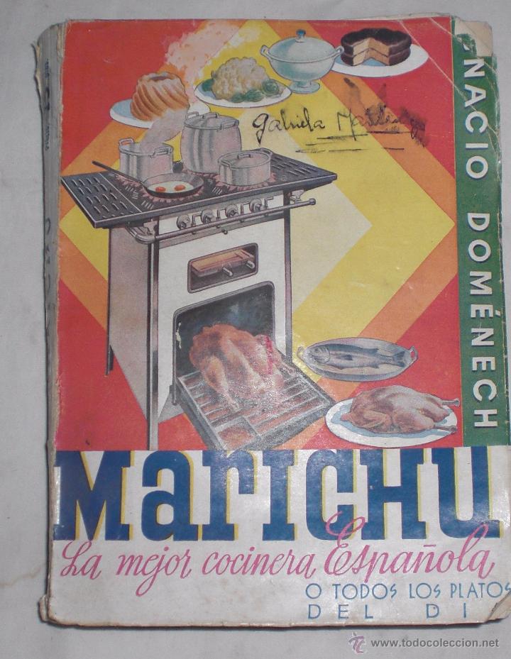 Libros de segunda mano: Libro de recetas marichu - Foto 1
