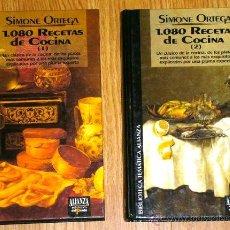 Libros de segunda mano: 1080 RECETAS DE COCINA 2T POR SIMONE ORTEGA DE ALIANZA Y ED. DEL PRADO EN MADRID 1993. Lote 26793173