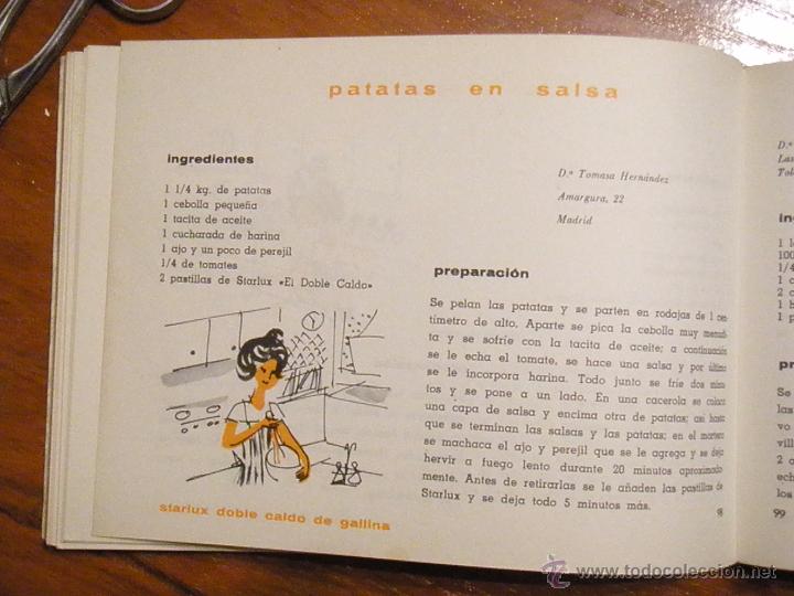 Libros de segunda mano: ANTIGUO LIBRO DE RECETAS STARLUX - Foto 2