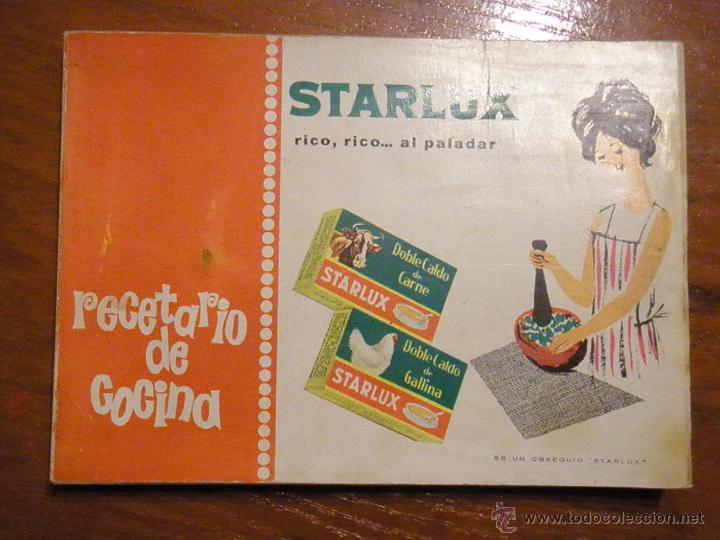 Libros de segunda mano: ANTIGUO LIBRO DE RECETAS STARLUX - Foto 3