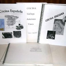 Libros de segunda mano: LOTE DE 7 CUADERNOS DE COCINA (FOTOCOPIA) RECOPILADOS POR VARIOS AUTORES, HACIA EL AÑO 2005. Lote 57118139
