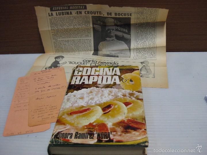 Libros de segunda mano: COCINA R&Aacute;PIDA. LEONORA RAMIREZ 1974 - Foto 1