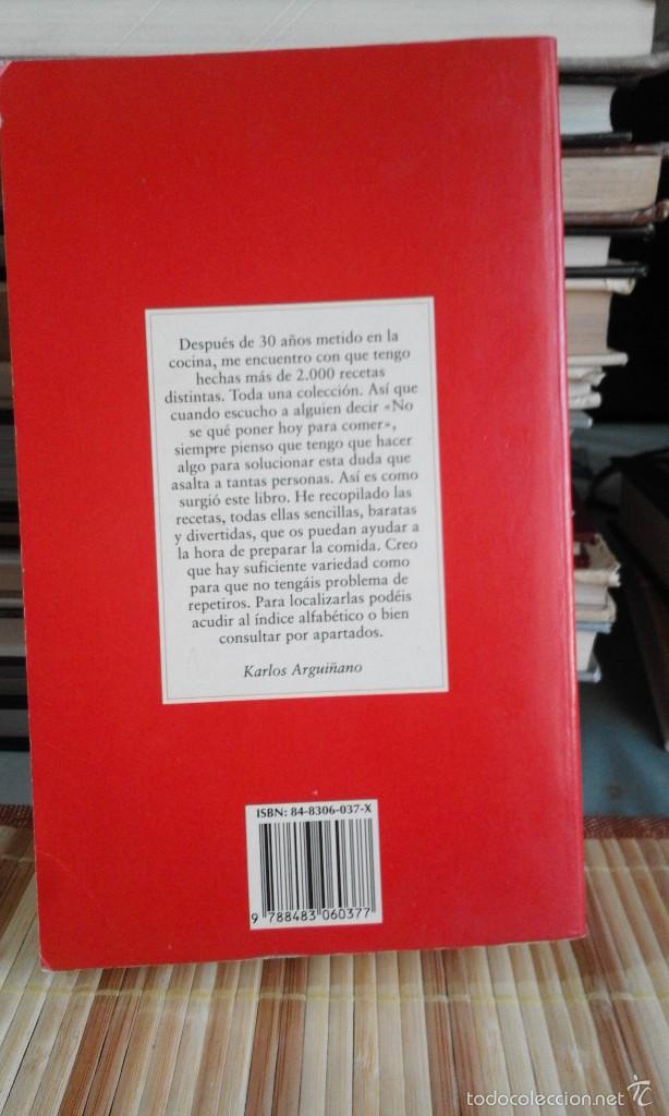 Libros de segunda mano: 1069 recetas - Karlos Argui&ntilde;ano - Foto 2