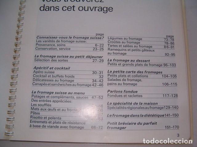 Libros de segunda mano: VV. AA. Le formage suisse dans l&rsquo;h&ocirc;tellerie. RM79057. - Foto 2