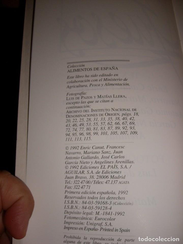 Libros de segunda mano: QUESOS - VINOS - Foto 9