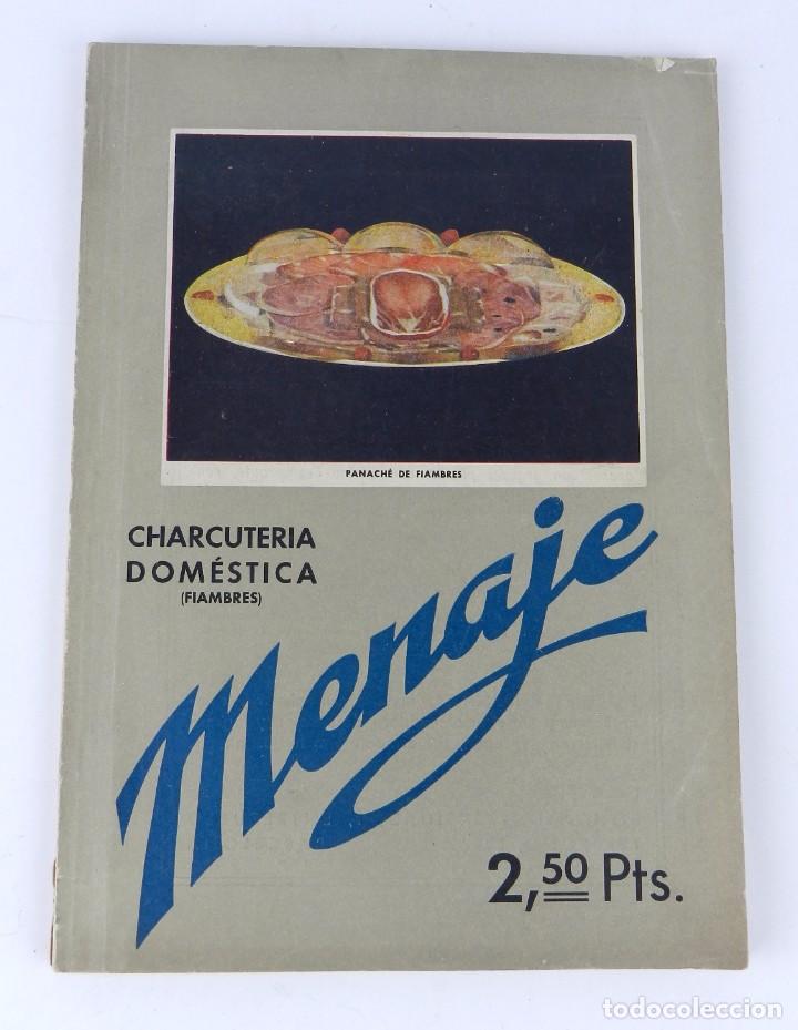 Second hand books: Revista de cocina  y hogar, Charcuteria domestica, num. 142. Octubre de 1942. Tiene 76 pag. Medidas: