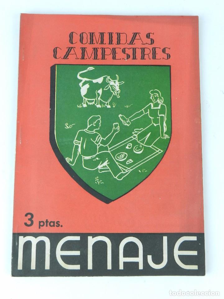 Second hand books: Revista de cocina  y hogar, Comidas Campestres, num. 186. Junio de 1946. Tiene 68 pag + publicidad.