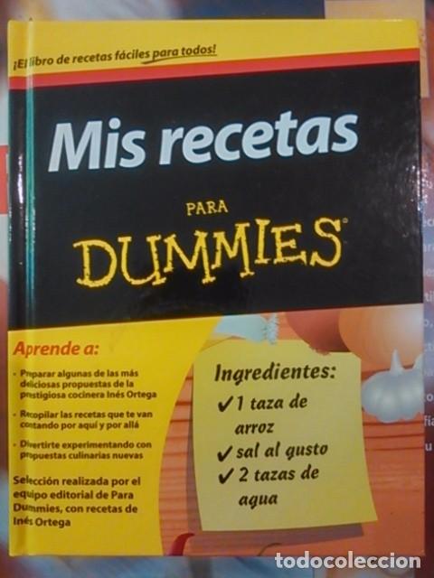 Libros de segunda mano: MIS RECETAS PARA DUMMIES (Barcelona, 2012) - Foto 1
