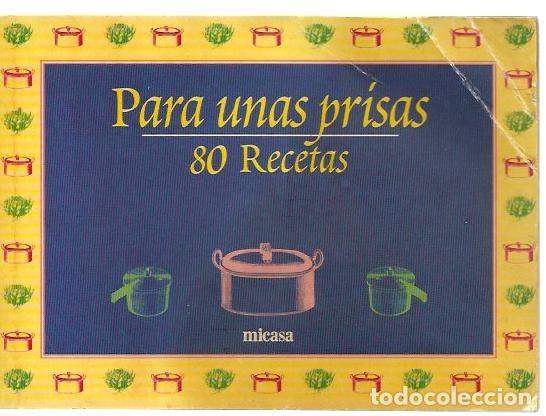 Libri di seconda mano: VE15 - COCINA MICASA. PARA UNAS PRISAS, 80 RECETAS. de 1999