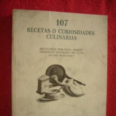 Libros de segunda mano: PAUL POIRET: - 107 RECETAS O CURIOSIDADES CULINARIAS - (BARCELONA, 1993). Lote 94585715