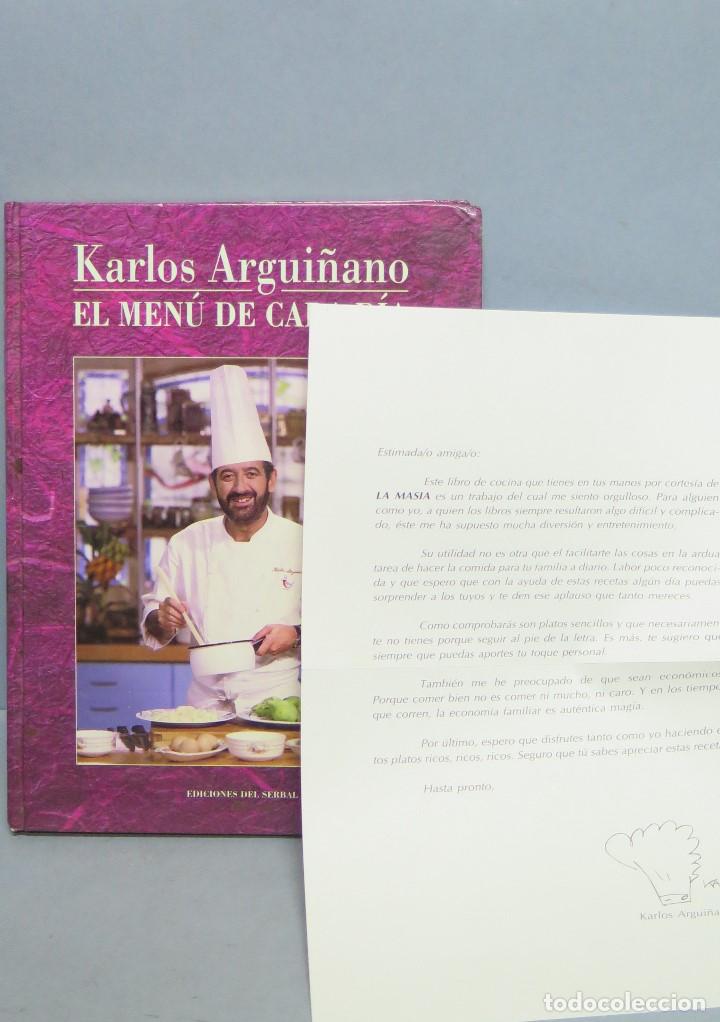 Libros de segunda mano: EL MENU DE CADA DIA. ARGUI&Ntilde;ANO - Foto 1