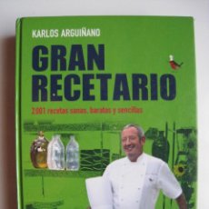 Libros de segunda mano: GRAN RECETARIO - KARLOS ARGUIÑANO.. Lote 112143691