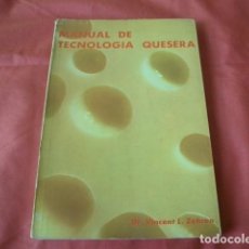 Libros de segunda mano: MANUAL DE TECNOLOGÍA QUESERA (QUESOS) - DR. VINCENT L. ZEHREN