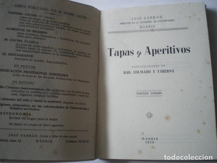 Libros de segunda mano: TAPAS Y APERITIVOS - Foto 2