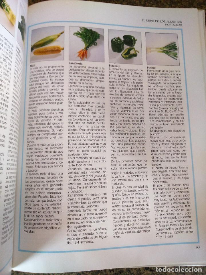 Libros de segunda mano: ELIGE TU MENU -- EL LIBRO DE LOS ALIMENTOS -- CIRCULO 1992 -- - Foto 2