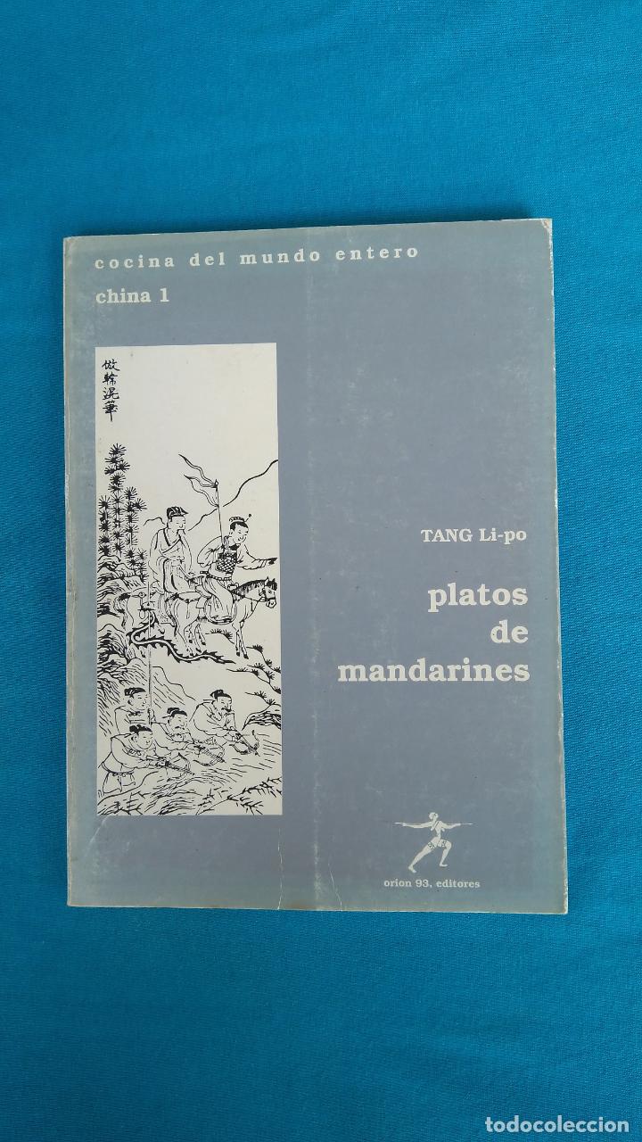 Libros de segunda mano: Platos de mandarines - Foto 1
