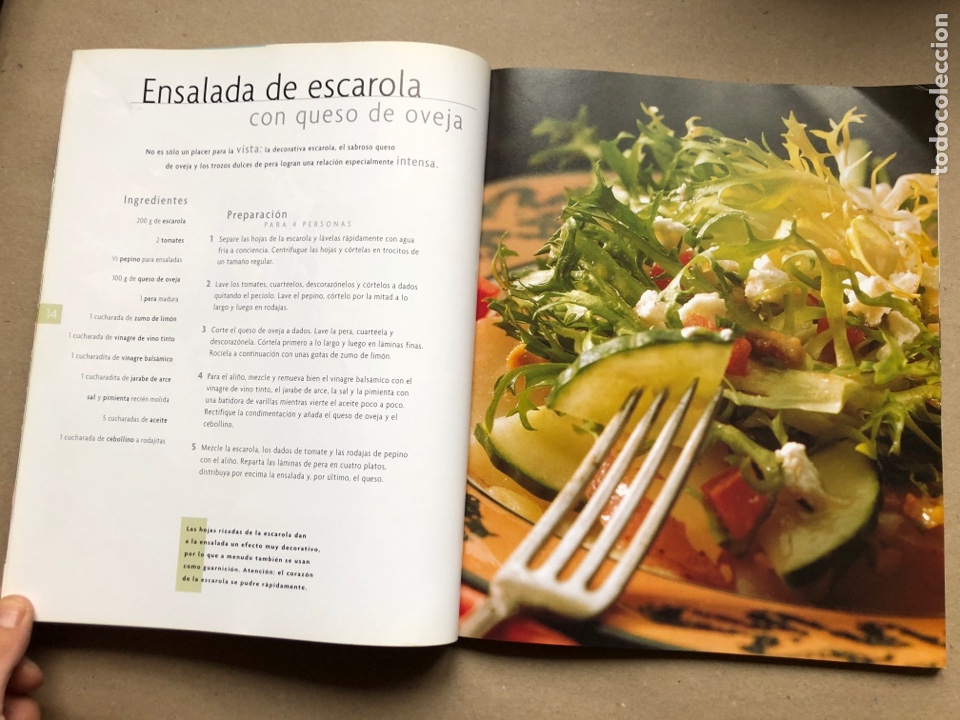 Libros de segunda mano: ENSALADAS. EDITORIAL BLUME 2003. - Foto 3