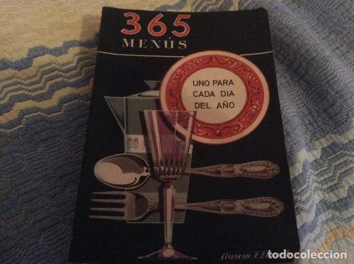 Second hand books: 365 men&uacute;s (uno para cada d&iacute;a del a&ntilde;o)  Aurora Lorenthy  Mexico 1969