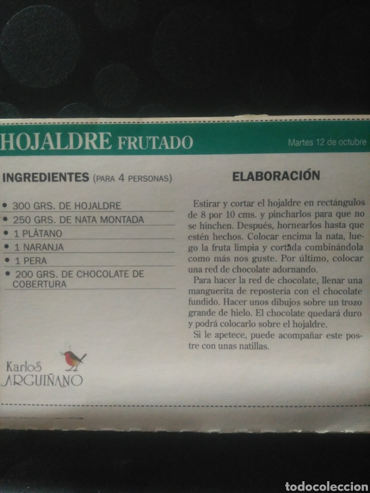 Libros de segunda mano: El men&uacute; de cada d&iacute;a. Karlos Argui&ntilde;ano. - Foto 2
