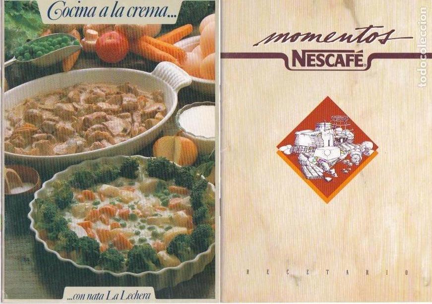Libros de segunda mano: * RECETAS DE COCINA * LA LECHERA * Cocina a la crema - Momentos Nescaf&eacute;