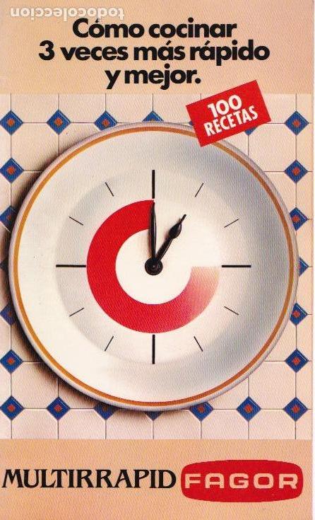 Libros de segunda mano: * RECETAS DE COCINA * 100 recetas Multirapid Fagor