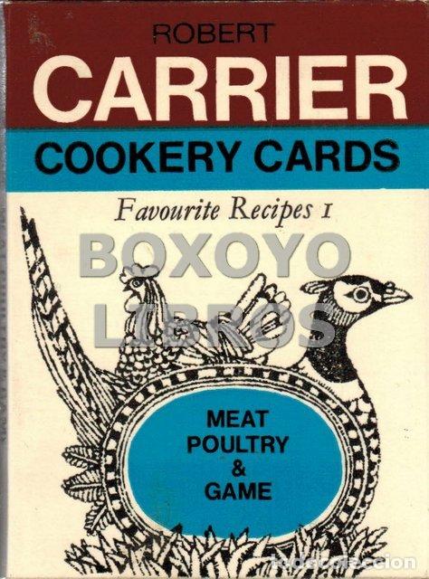 Libros de segunda mano: CARRIER, Robert. Cookery Cards. Favourite Recipes I. Meat, poultry and game