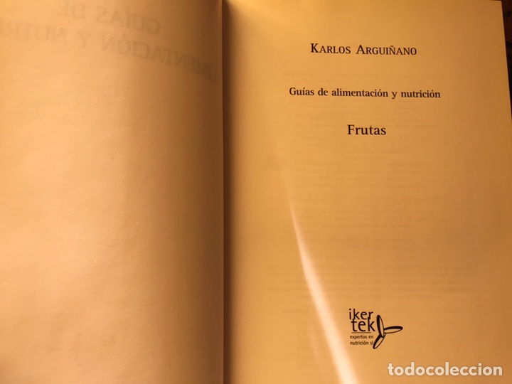 Libros de segunda mano: Frutas. Karlos Argui&ntilde;ano. Como nuevo - Foto 4