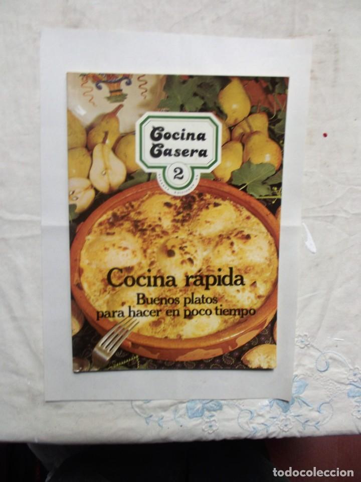 Libros de segunda mano: COCINA RAPIDA BUENOS PLATOS EN POCO TIEMPO COL. COMIDA CASERA N&ordm; 2