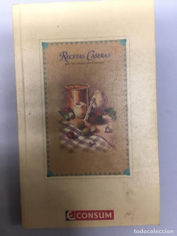 Libros de segunda mano: RECETAS CASERAS - CONSUM - Foto 1