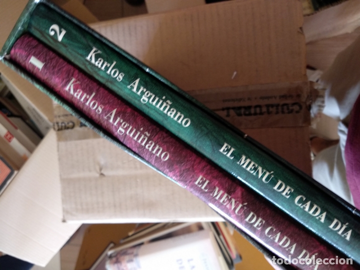 Libros de segunda mano: KARLOS ARGUI&Ntilde;ANO 2 TOMOS EL MENU DE CADA DIA - Foto 2