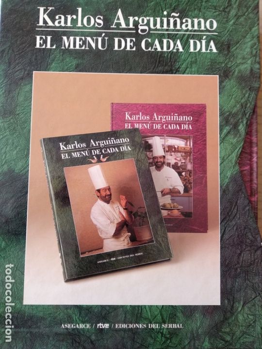 Libros de segunda mano: KARLOS ARGUI&Ntilde;ANO 2 TOMOS EL MENU DE CADA DIA - Foto 1