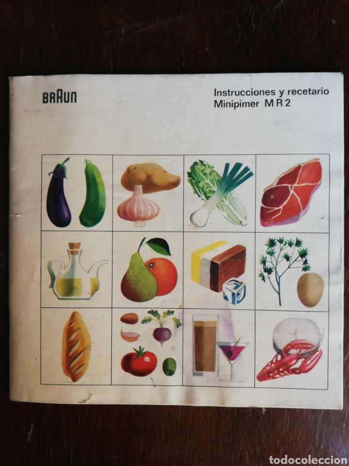 Libri di seconda mano: instrucciones y recetario minipimer mr2 de braun