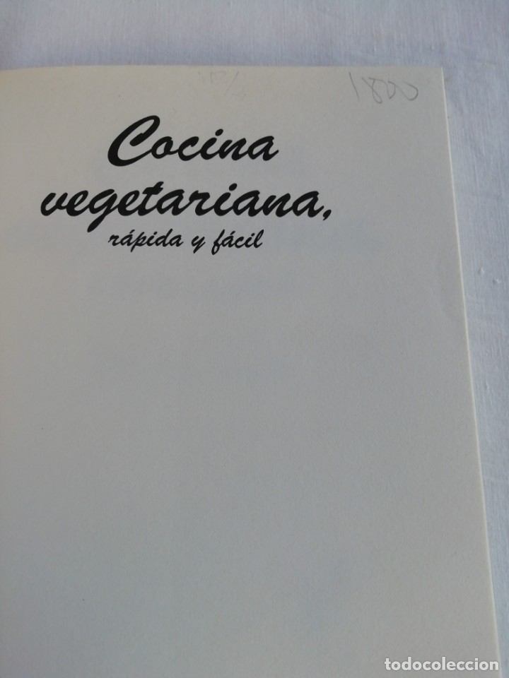 cocina vegetariana. rápida y fácil. editorial m - Comprar ...