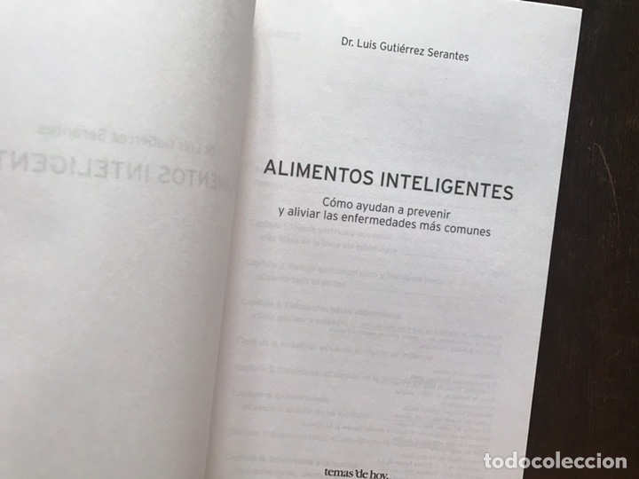 Libros de segunda mano: Alimentos inteligentes. Luis Guti&eacute;rrez - Foto 4