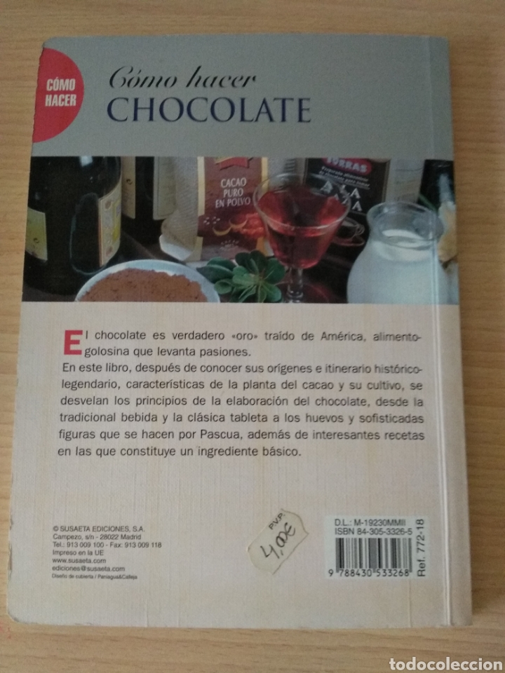 Libros de segunda mano: C&oacute;mo hacer chocolate. - Foto 2