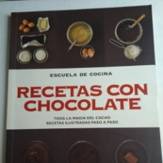 Livros em segunda mão: RECETAS CON CHOCOLATE/ESCUELA DE COCINA. Lote 180209838