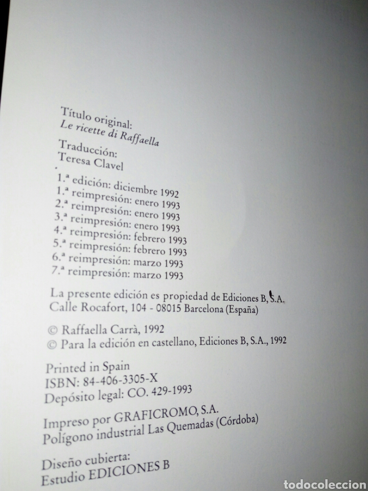 Libros de segunda mano: LAS RECETAS DE RAFFAELLA - Foto 4
